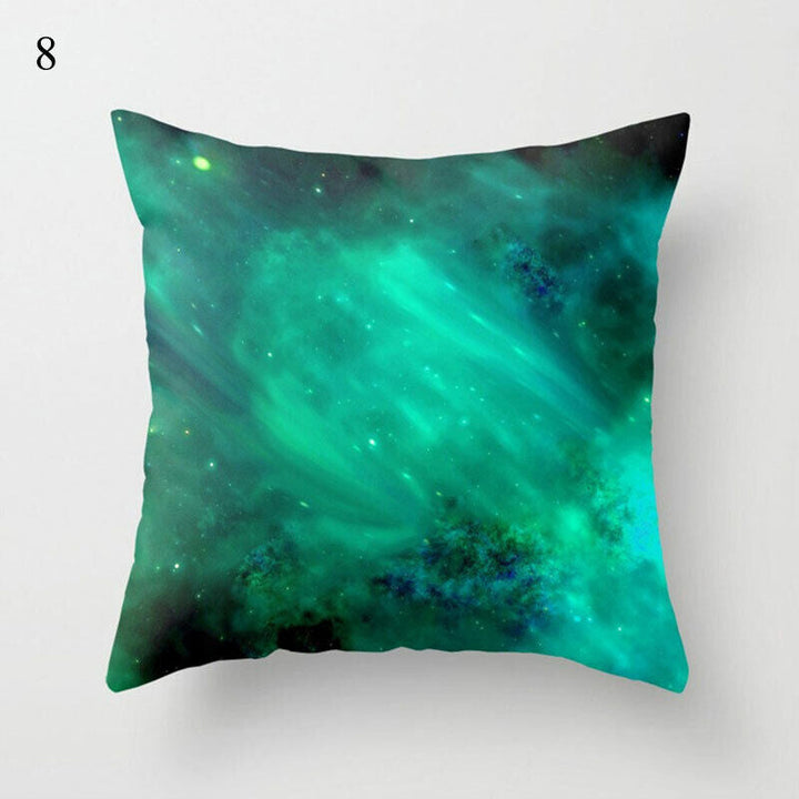 Flerfarvet Abstrakt Kunst Pude Cover i Polyester