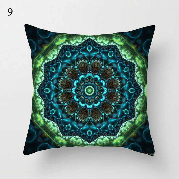 Flerfarvet Abstrakt Kunst Pude Cover i Polyester