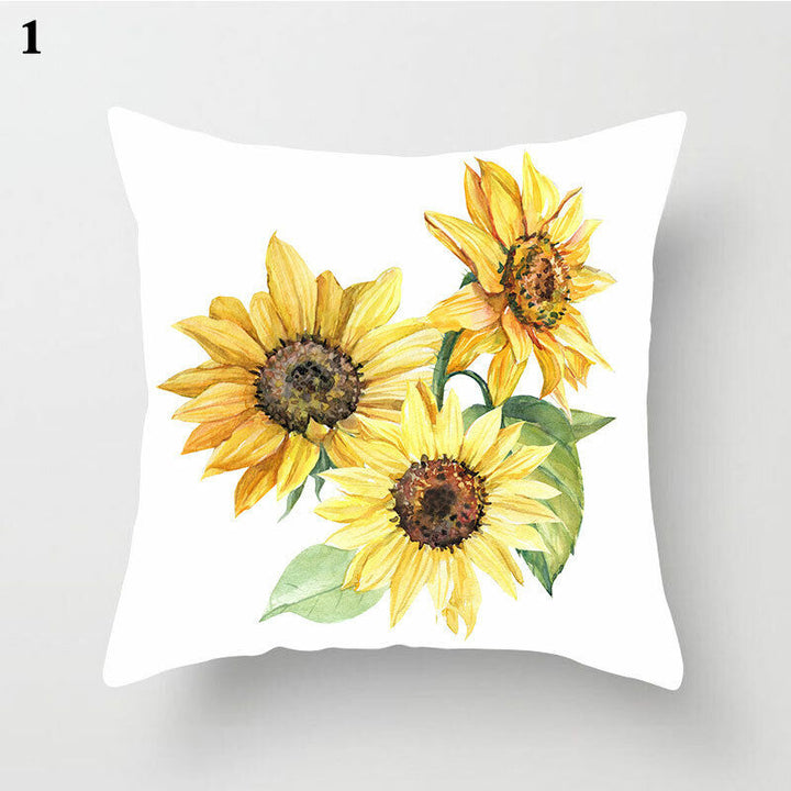 Flerfarvet Abstrakt Kunst Pude Cover i Polyester