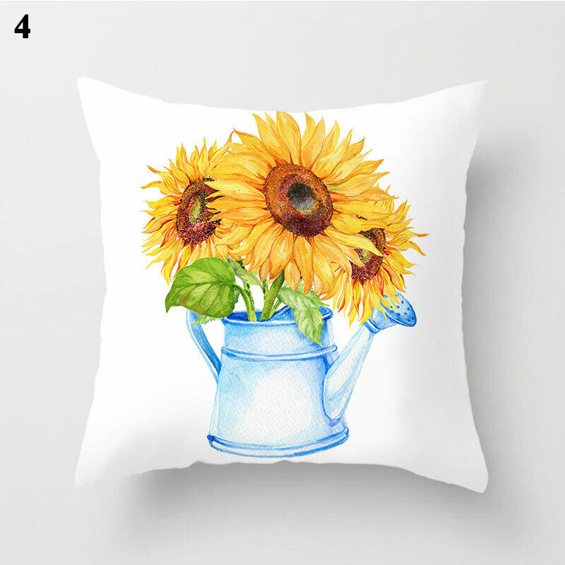 Flerfarvet Abstrakt Kunst Pude Cover i Polyester