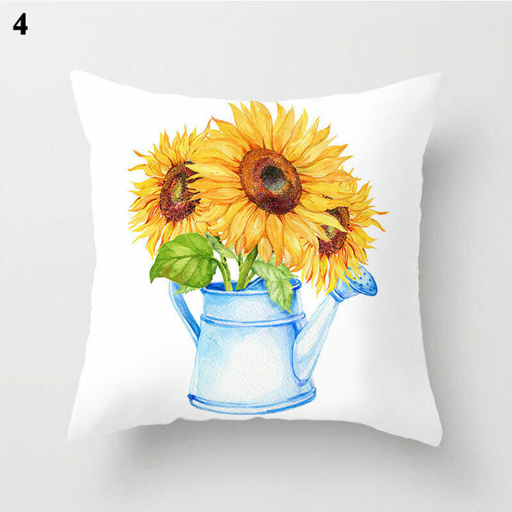 Flerfarvet Abstrakt Kunst Pude Cover i Polyester