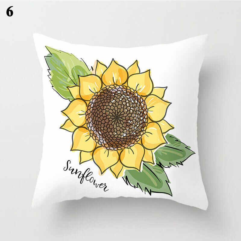 Flerfarvet Abstrakt Kunst Pude Cover i Polyester