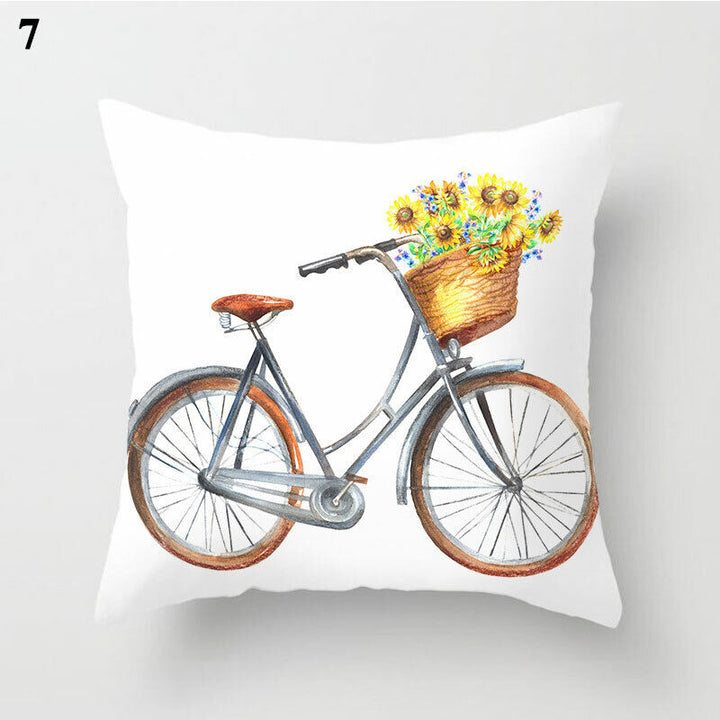 Flerfarvet Abstrakt Kunst Pude Cover i Polyester