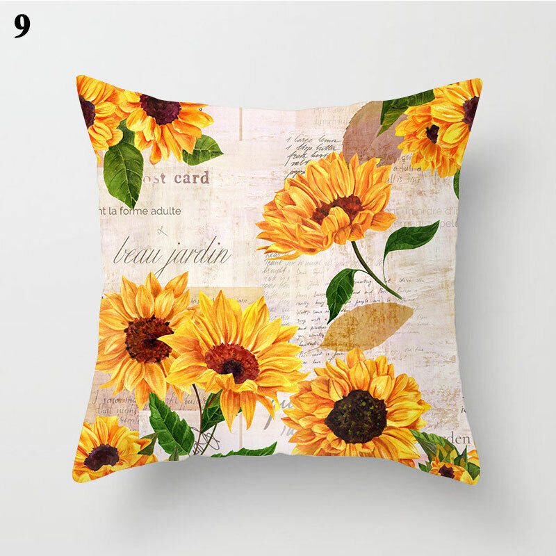 Flerfarvet Abstrakt Kunst Pude Cover i Polyester