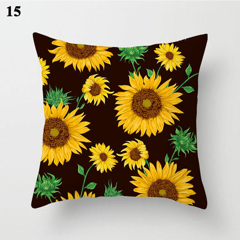 Flerfarvet Abstrakt Kunst Pude Cover i Polyester