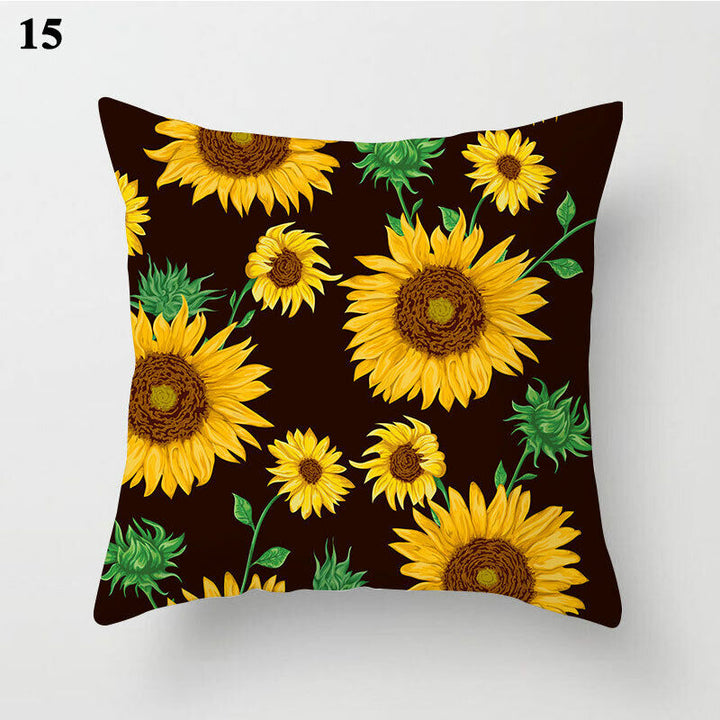 Flerfarvet Abstrakt Kunst Pude Cover i Polyester
