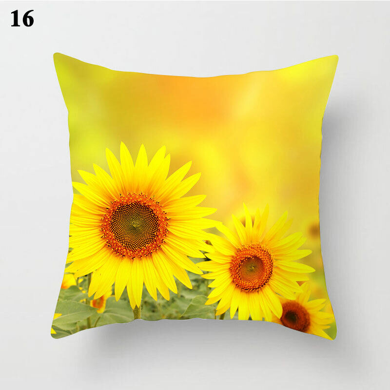 Flerfarvet Abstrakt Kunst Pude Cover i Polyester