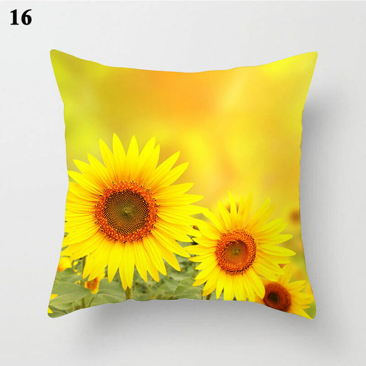 Flerfarvet Abstrakt Kunst Pude Cover i Polyester