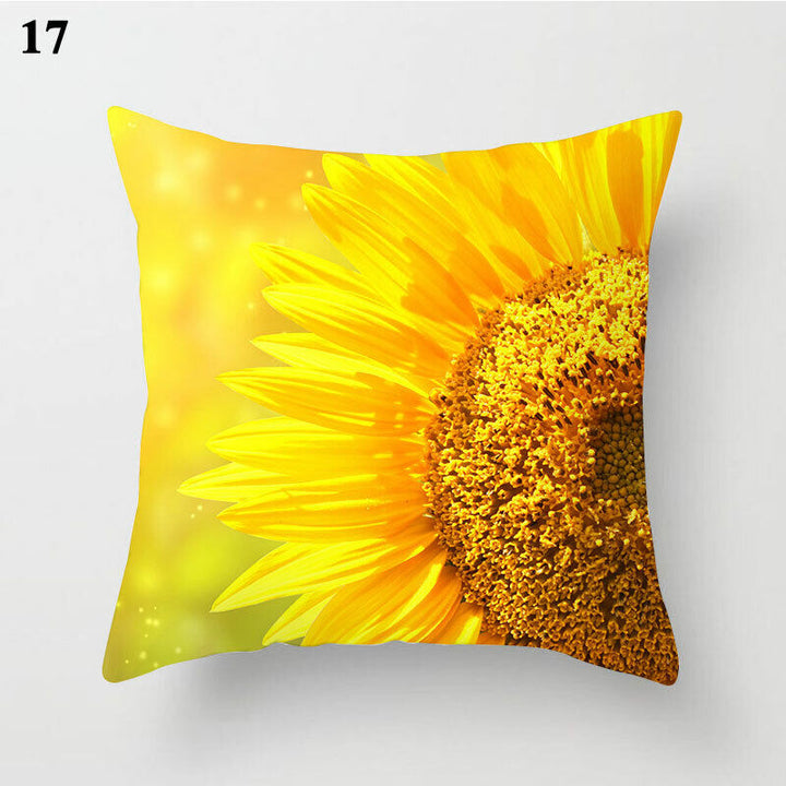 Flerfarvet Abstrakt Kunst Pude Cover i Polyester