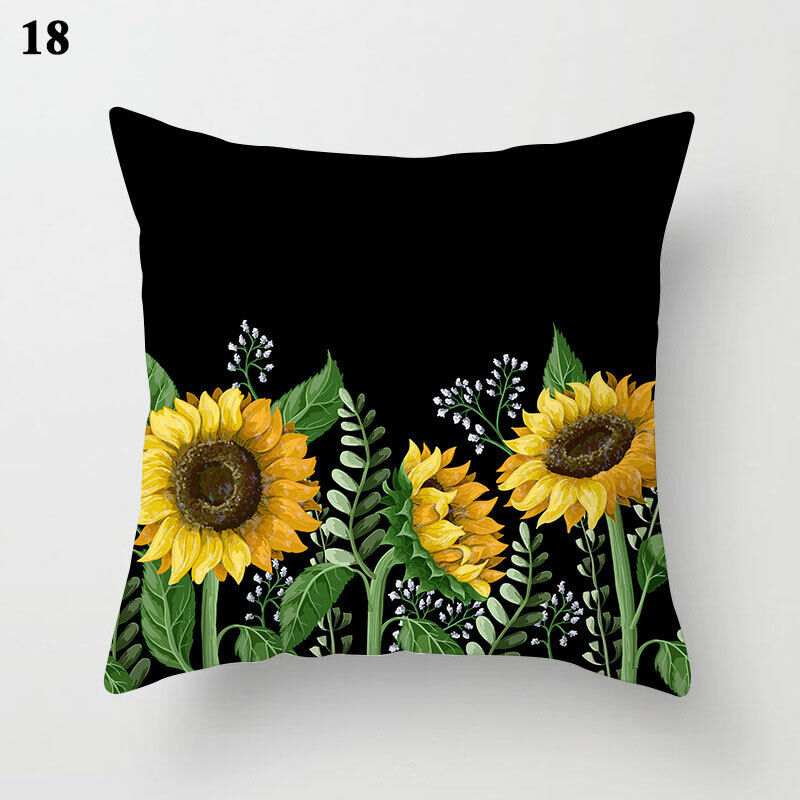 Flerfarvet Abstrakt Kunst Pude Cover i Polyester