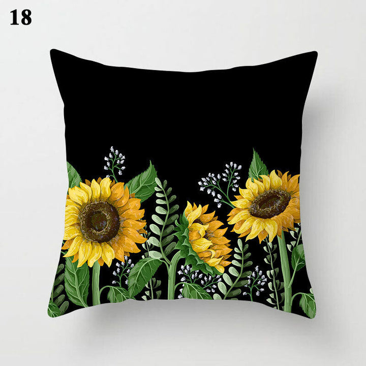 Flerfarvet Abstrakt Kunst Pude Cover i Polyester