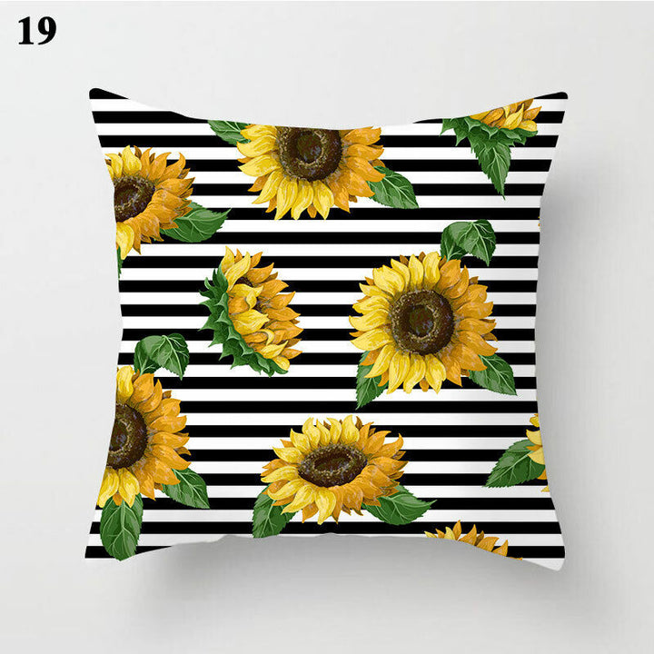 Flerfarvet Abstrakt Kunst Pude Cover i Polyester