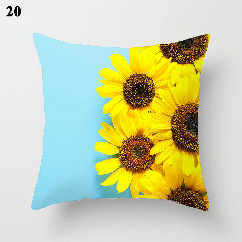 Flerfarvet Abstrakt Kunst Pude Cover i Polyester