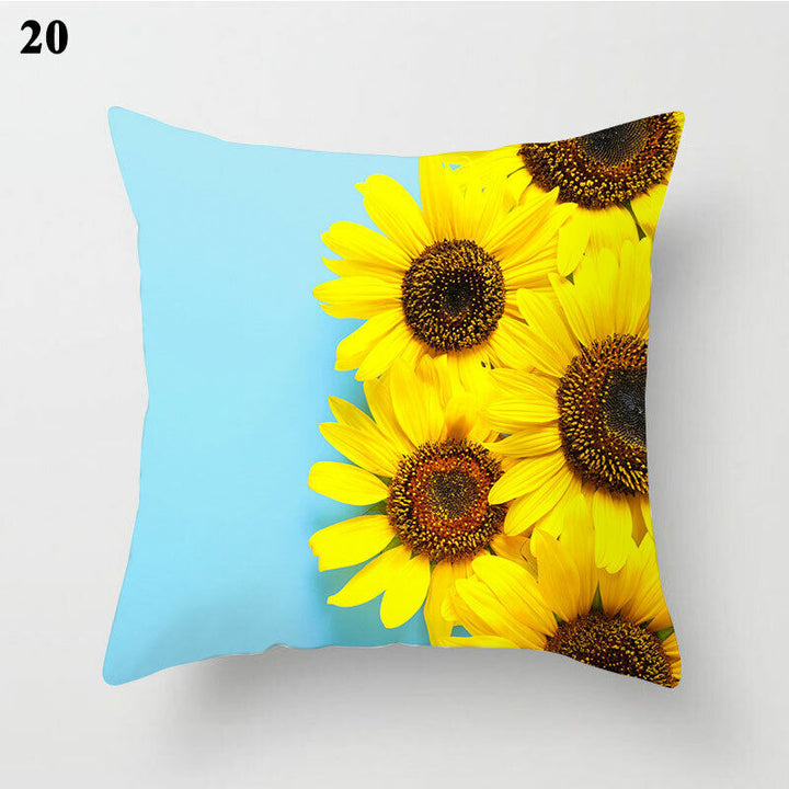 Flerfarvet Abstrakt Kunst Pude Cover i Polyester