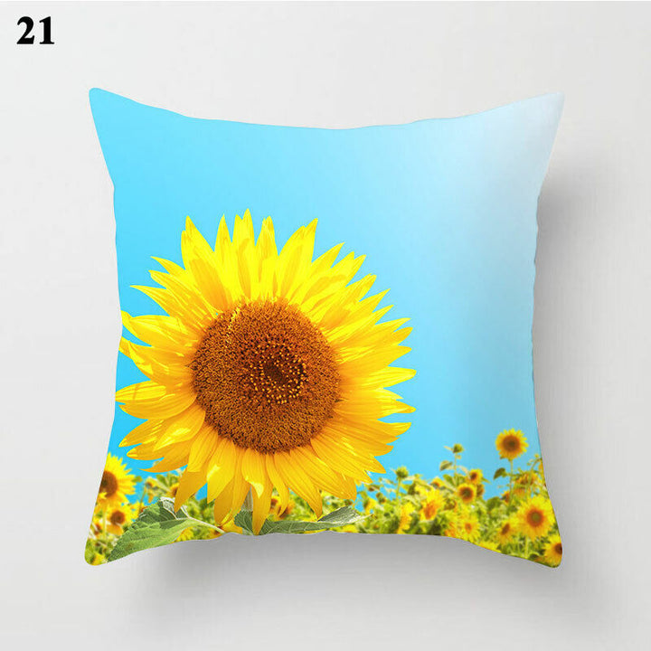 Flerfarvet Abstrakt Kunst Pude Cover i Polyester