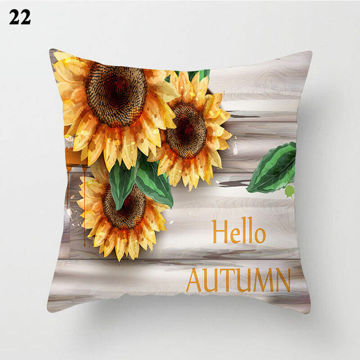 Flerfarvet Abstrakt Kunst Pude Cover i Polyester
