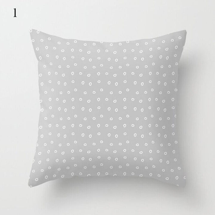 Flerfarvet Abstrakt Kunst Pude Cover i Polyester