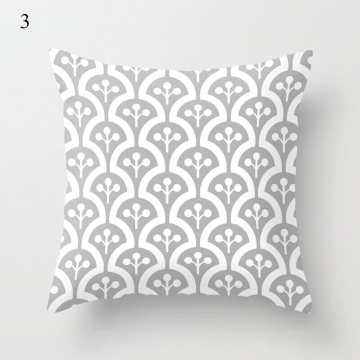 Flerfarvet Abstrakt Kunst Pude Cover i Polyester