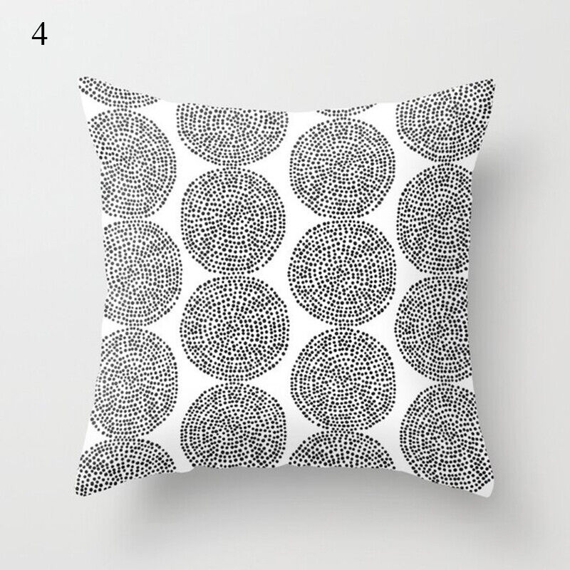 Flerfarvet Abstrakt Kunst Pude Cover i Polyester