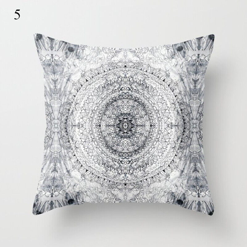 Flerfarvet Abstrakt Kunst Pude Cover i Polyester