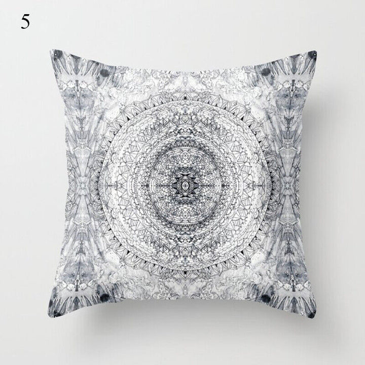 Flerfarvet Abstrakt Kunst Pude Cover i Polyester