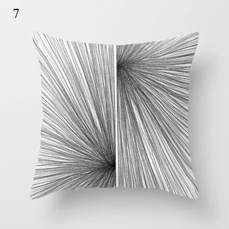 Flerfarvet Abstrakt Kunst Pude Cover i Polyester