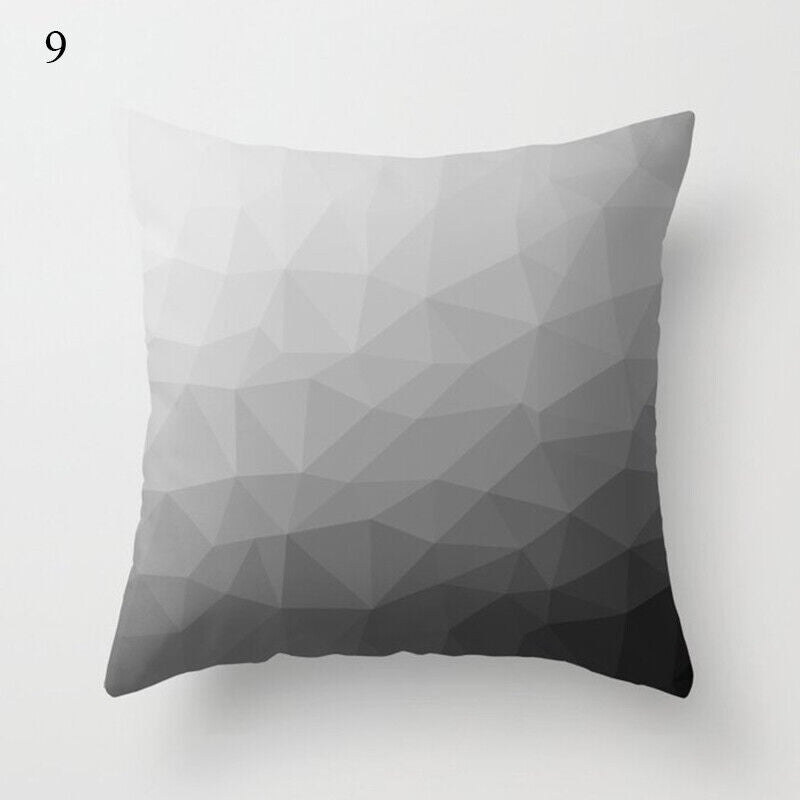 Flerfarvet Abstrakt Kunst Pude Cover i Polyester