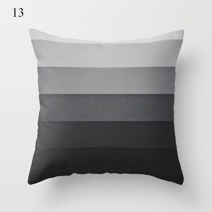 Flerfarvet Abstrakt Kunst Pude Cover i Polyester