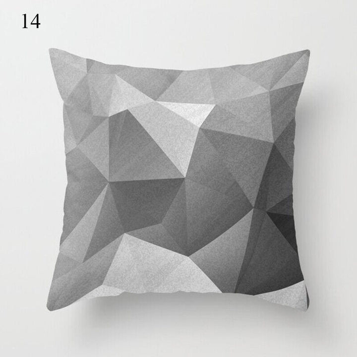 Flerfarvet Abstrakt Kunst Pude Cover i Polyester