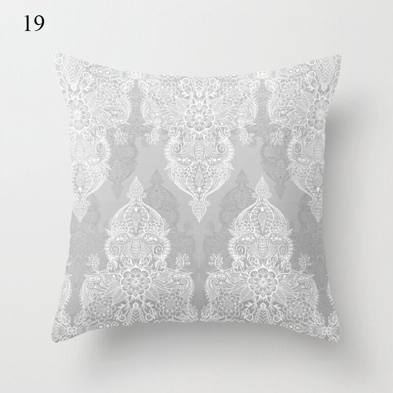 Flerfarvet Abstrakt Kunst Pude Cover i Polyester