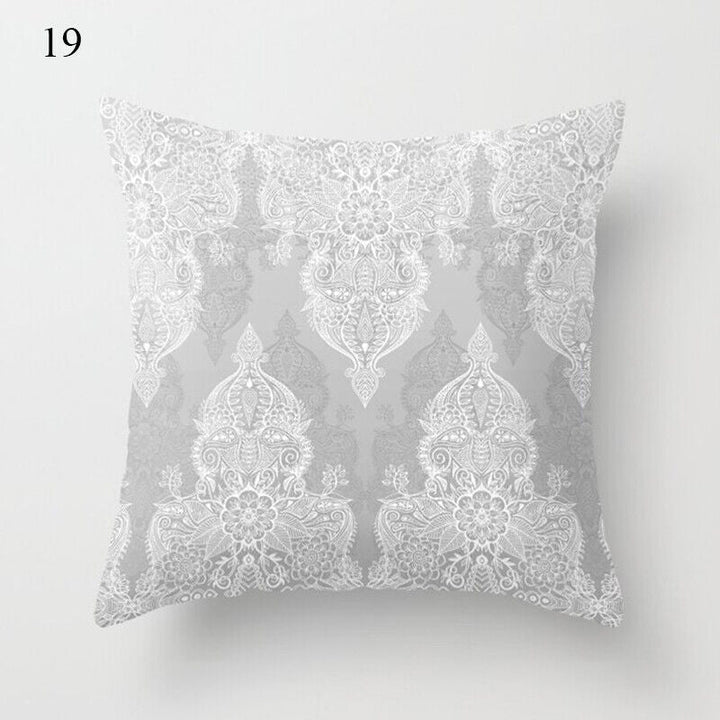 Flerfarvet Abstrakt Kunst Pude Cover i Polyester