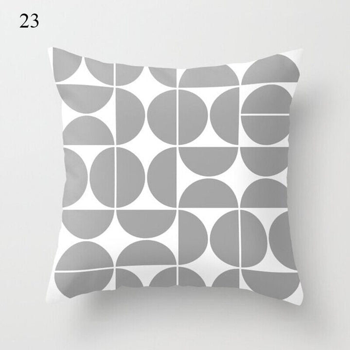 Flerfarvet Abstrakt Kunst Pude Cover i Polyester