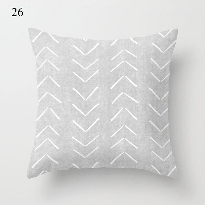 Flerfarvet Abstrakt Kunst Pude Cover i Polyester