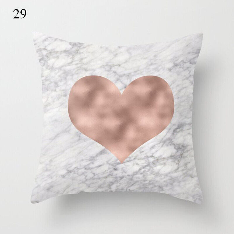 Flerfarvet Abstrakt Kunst Pude Cover i Polyester