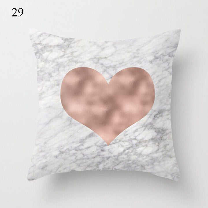 Flerfarvet Abstrakt Kunst Pude Cover i Polyester