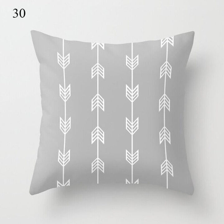 Flerfarvet Abstrakt Kunst Pude Cover i Polyester