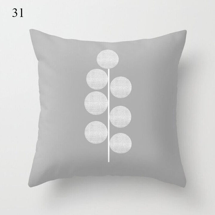 Flerfarvet Abstrakt Kunst Pude Cover i Polyester
