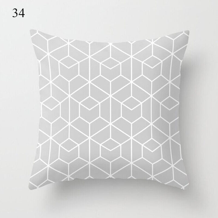 Flerfarvet Abstrakt Kunst Pude Cover i Polyester