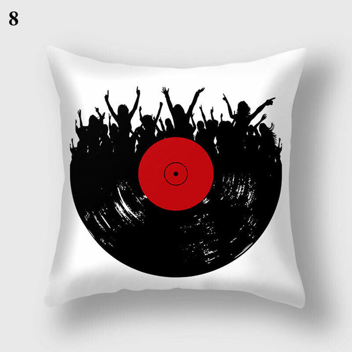 Flerfarvet Abstrakt Kunst Pude Cover i Polyester