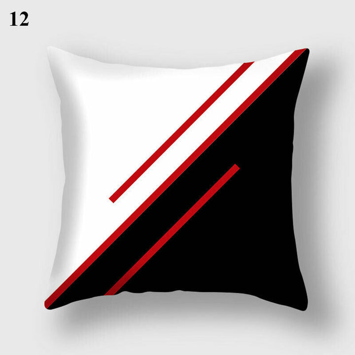 Flerfarvet Abstrakt Kunst Pude Cover i Polyester