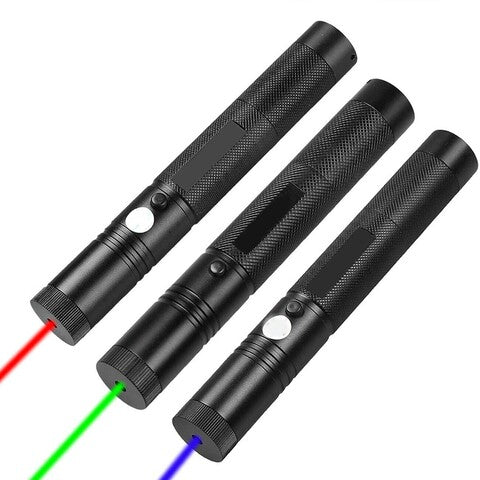 Genopladelig Laserpointer med Justerbar Fokus og Sikkerhedslås