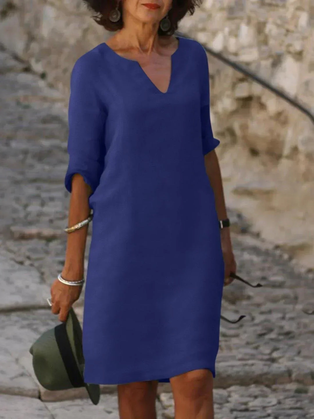 Skylar™ | Elegant Kjole med V-Hals