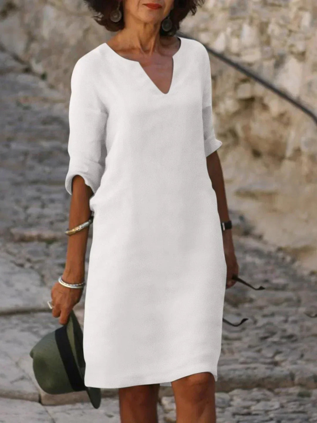 Skylar™ | Elegant Kjole med V-Hals