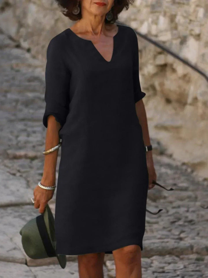 Skylar™ | Elegant Kjole med V-Hals
