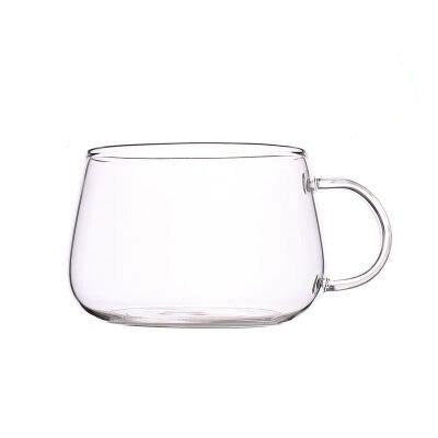 Borosilikatglas Teapot Sæt med Eg Tray og Kopper