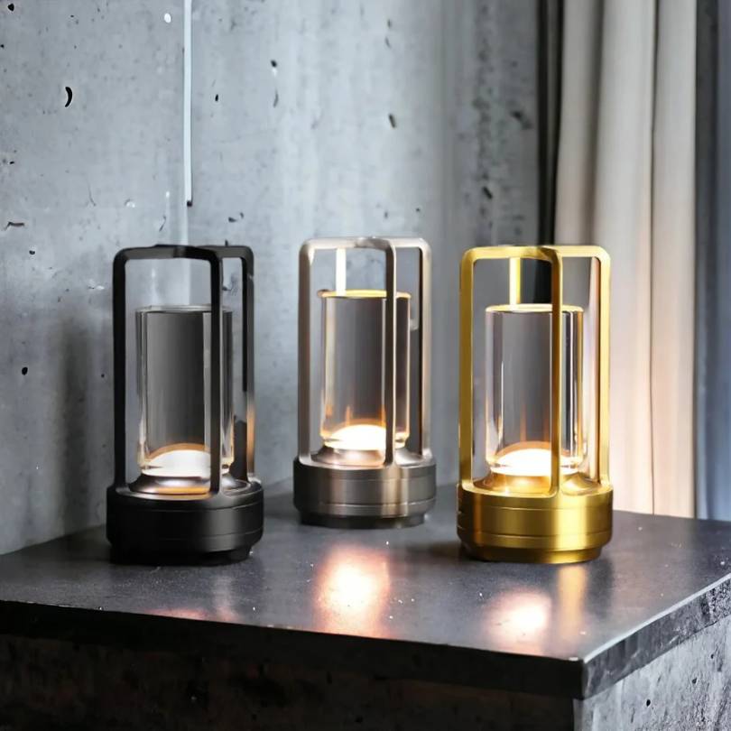 Trådløs Genopladelig LED Bordlampe i Skandinavisk Design