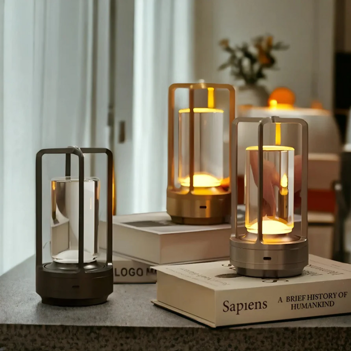 Trådløs Genopladelig LED Bordlampe i Skandinavisk Design