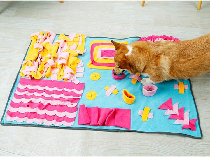 Interaktiv Snuffle Mat til Hunde - Langsom Spisning og Mental Stimulation
