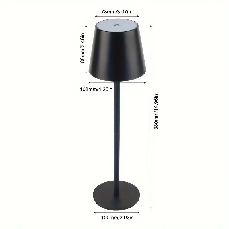 Dæmpbar Touch Control LED Bordlampe i Moderne Design