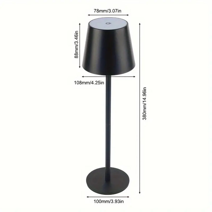Dæmpbar Touch Control LED Bordlampe i Moderne Design